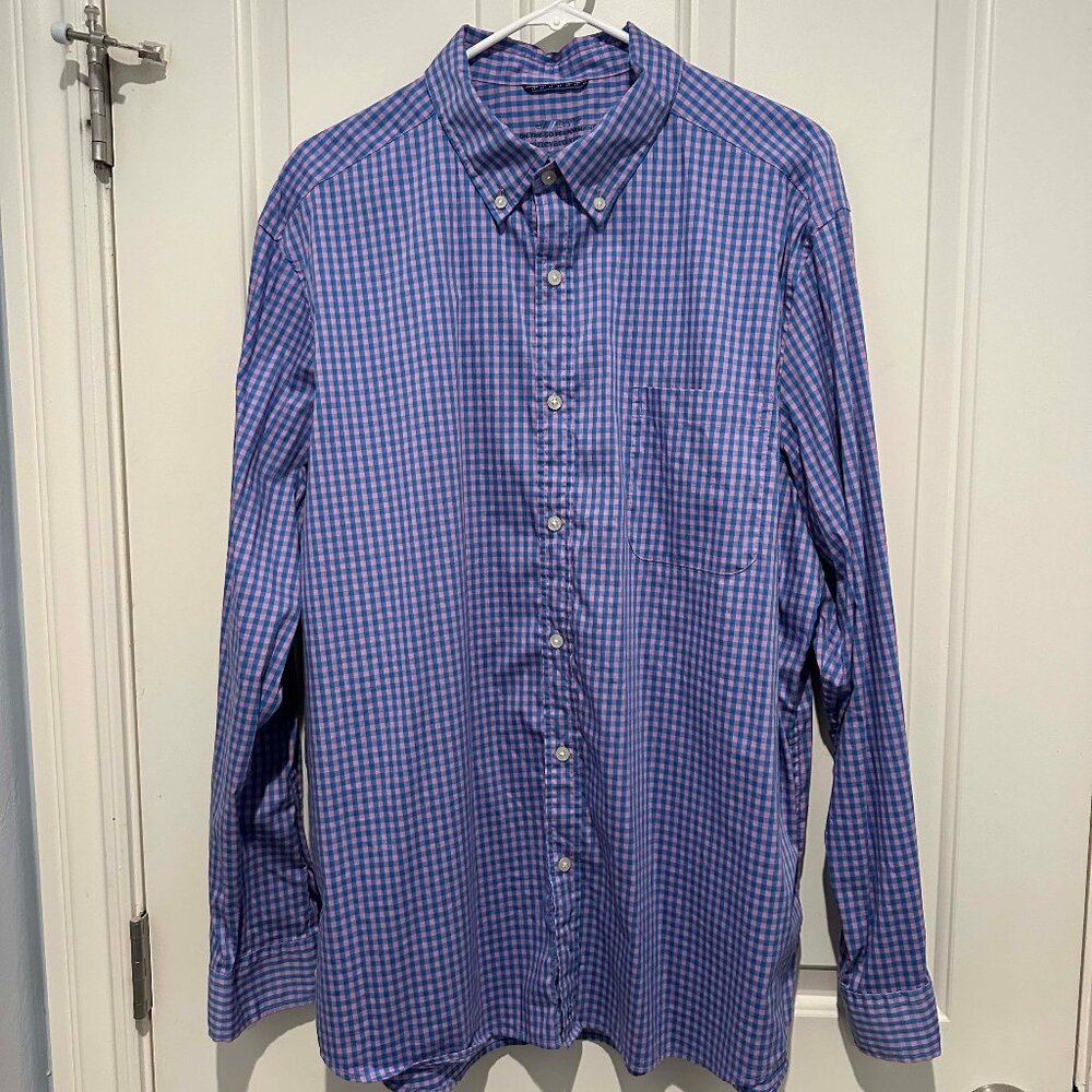 Vineyard Vines On The Go Brrr® Performance Dress Shirt XL